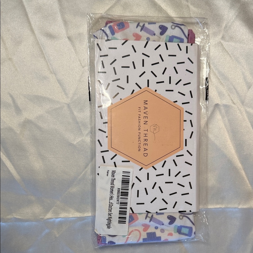 Maven Thread Multicolor Patterned Hair Scarf